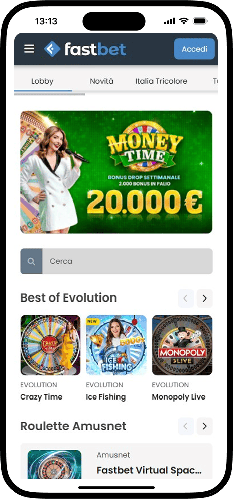 Fastbet Live Casino