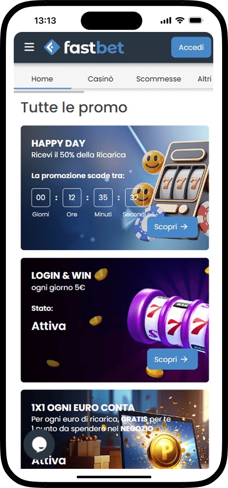 Promozione Fastbet